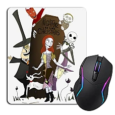 Mouse pad with print The Nightmare Before Christmas Characters
