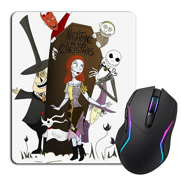 Mouse pad with print The Nightmare Before Christmas Characters