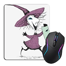 Mouse pad with print The Nightmare Before Christmas Witch