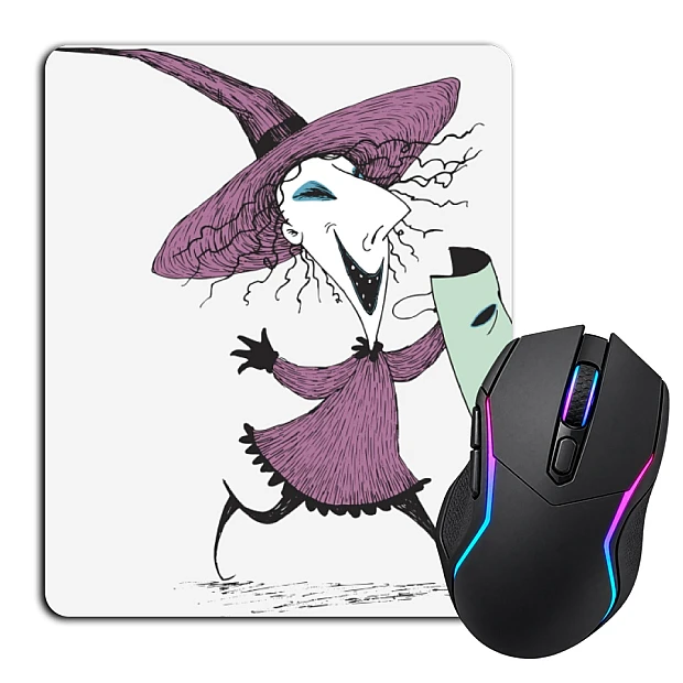 Mouse pad with print The Nightmare Before Christmas Witch