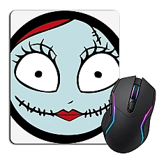 Mouse pad with print The Nightmare Before Christmas Face