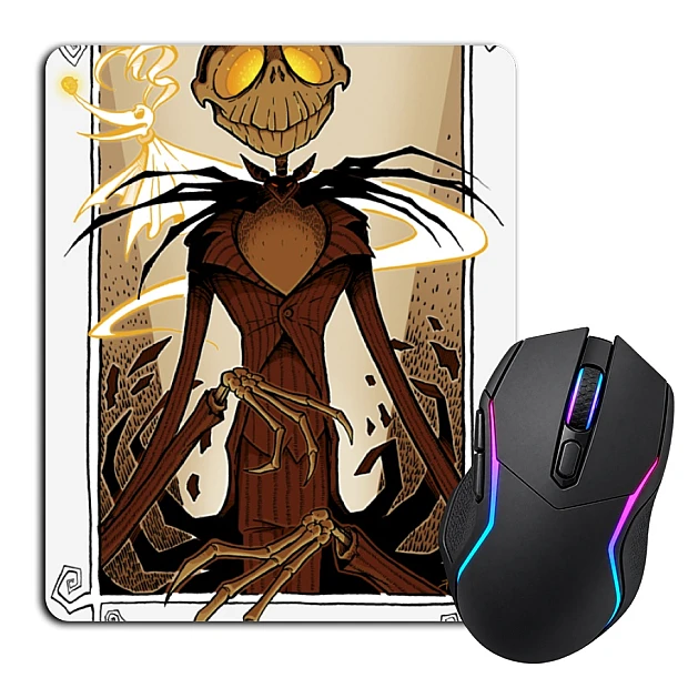 Mouse pad with print The Nightmare Before Christmas Jack Skellington Art