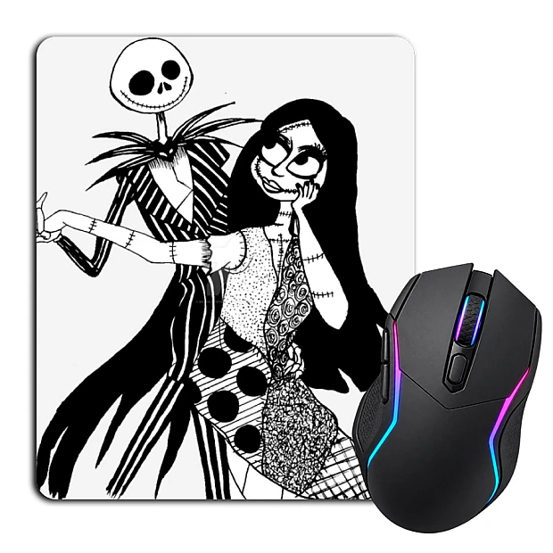 Mouse pad with print The Nightmare Before Christmas Dance