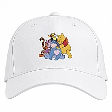 Baseball cap with Print Winnie-The-Pooh Friends - white