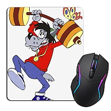 Mouse pad with print Well Wait Wolf Sports