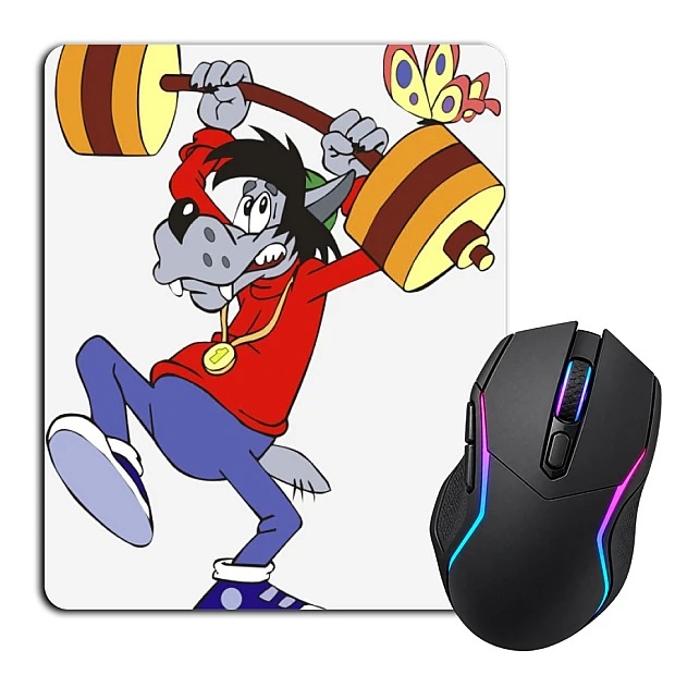 Mouse pad with print Well Wait Wolf Sports