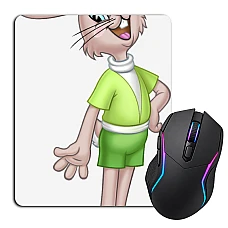 Mouse pad with print Well Wait Hare