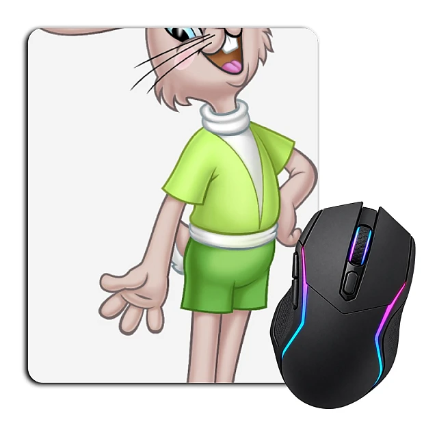 Mouse pad with print Well Wait Hare