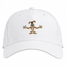 Baseball cap with Print Buttermilk Ball - white