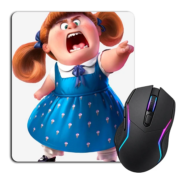 Mouse pad with print The Nut Job Girl