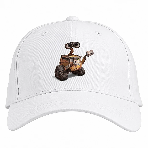 Baseball cap with Print Wall-E Hero - white