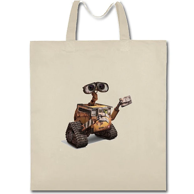 Eco bag with print Wall-E Hero - beige