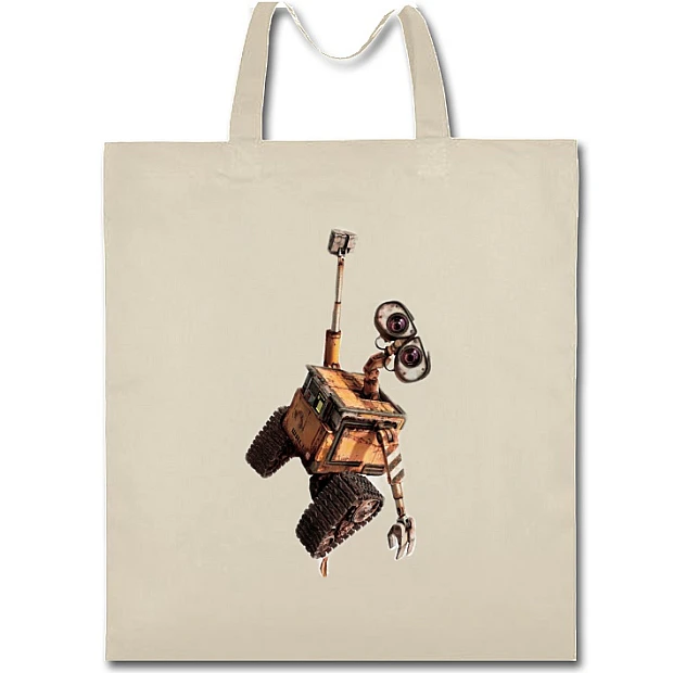 Eco bag with print Wall-E Main Hero - beige