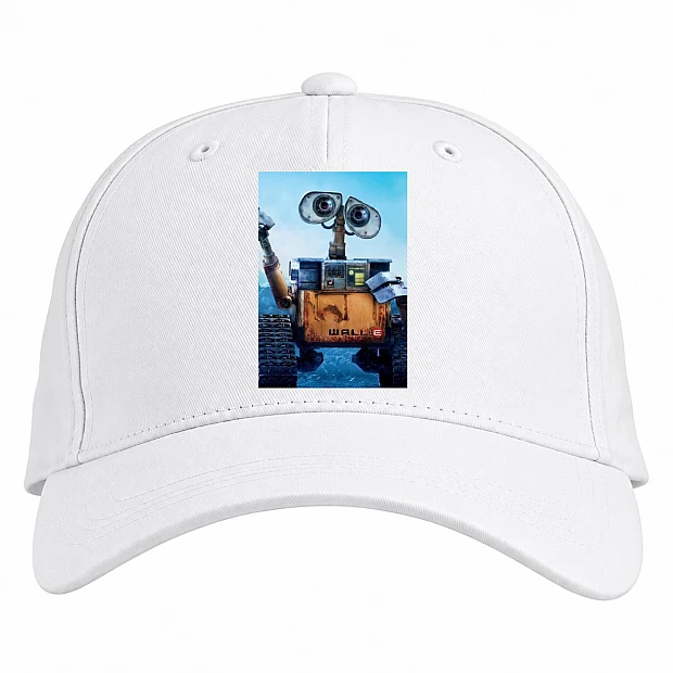 Baseball cap with Print Wall-E Main Hero Robot - white