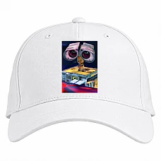 Baseball cap with Print Wall-E Main Robot - white