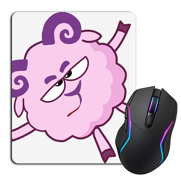 Mouse pad with print Unhappy With Smeshariki Barash