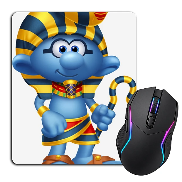 Mouse pad with print The Smurfs Egyptian