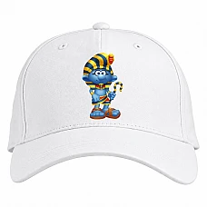Baseball cap with Print The Smurfs Egyptian - white