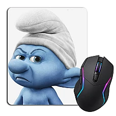 Mouse pad with print The Smurfs Angry Smurf