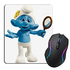 Mouse pad with print The Smurfs Funny Smurf
