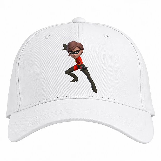 Baseball cap with Print The Incredibles Helen Parr - white