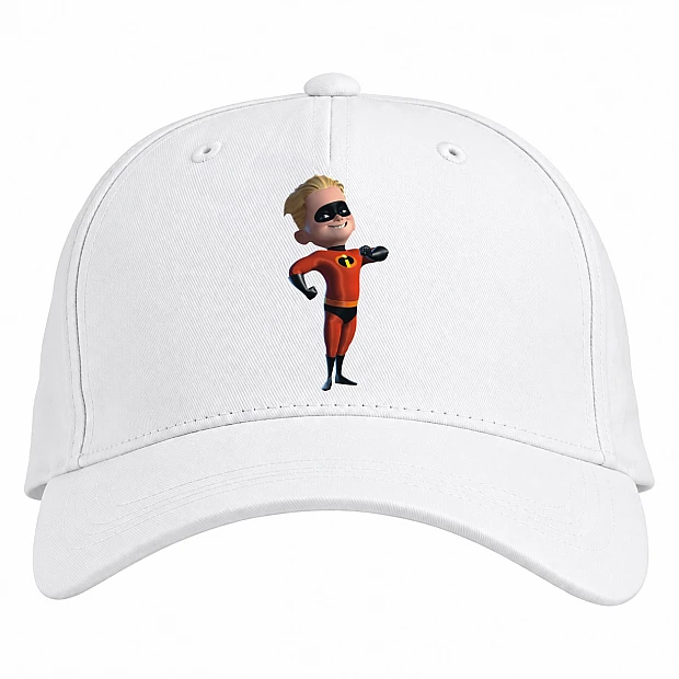 Baseball cap with Print The Incredibles Dashiell Dash Parr - white