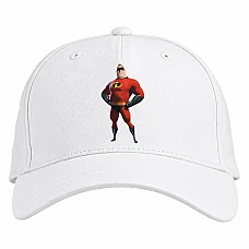 Baseball cap with Print The Incredibles Father - white