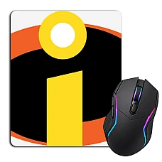 Mouse pad with print The Incredibles Logo