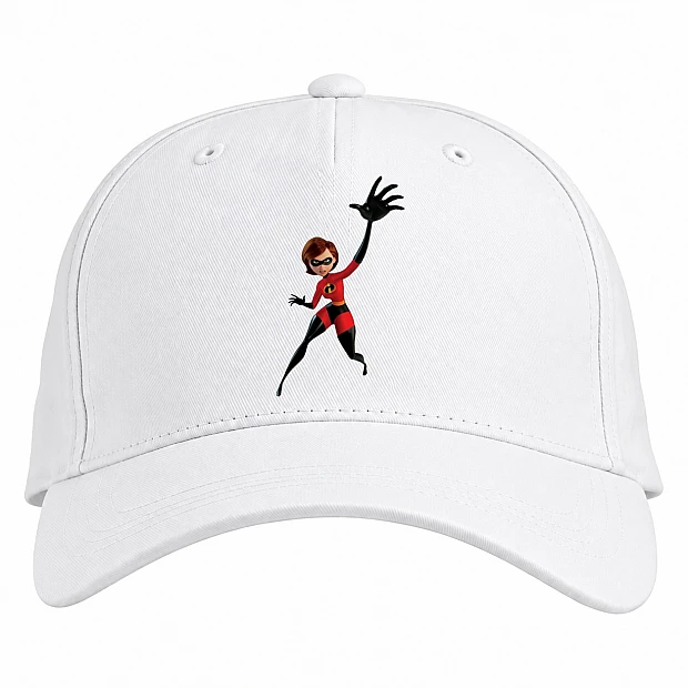 Baseball cap with Print The Incredibles Elastigirl - white