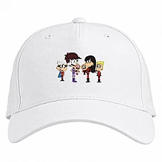 Baseball cap with Print The Incredibles Cartoon Version - white