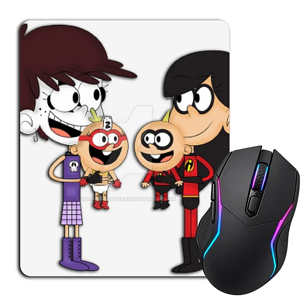 Mouse pad with print The Incredibles Cartoon Version