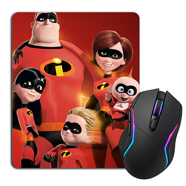 Mouse pad with print The Incredibles Family