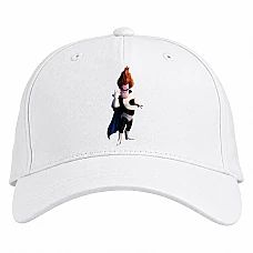 Baseball cap with Print The Incredibles Angry Hero - white