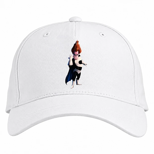 Baseball cap with Print The Incredibles Angry Hero - white