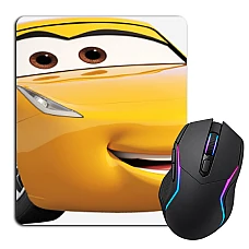 Mouse pad with print Cars Yellow Car