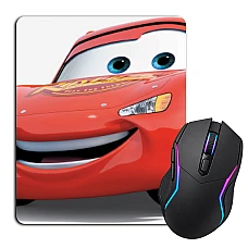 Mouse pad with print Cars Car Red