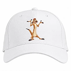 Baseball cap with Print Timon And Pumbaa Funny Timon - white