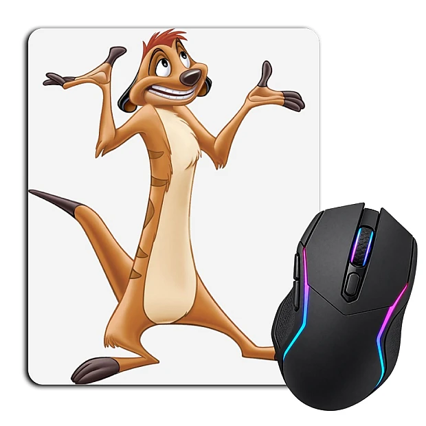 Mouse pad with print Timon And Pumbaa Funny Timon