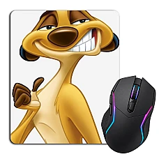 Mouse pad with print Timon And Pumbaa Timon Face