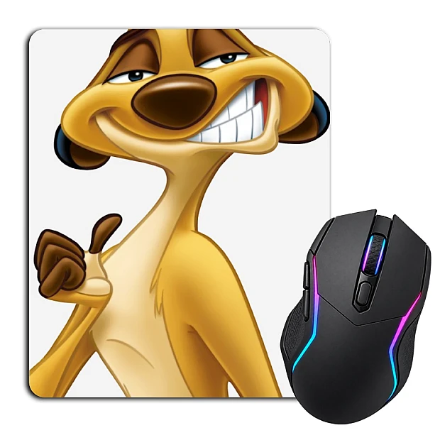 Mouse pad with print Timon And Pumbaa Timon Face