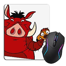 Mouse pad with print Timon And Pumbaa Heroes