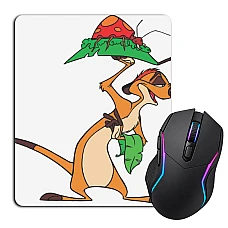 Mouse pad with print Timon And Pumbaa Timon With Food