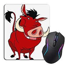 Mouse pad with print Timon And Pumbaa Funny Pumbaa