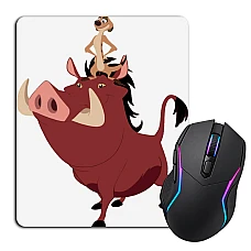 Mouse pad with print Timon And Pumbaa Main Heroes