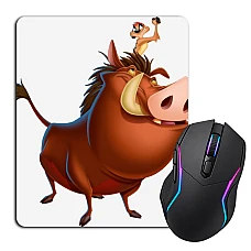 Mouse pad with print Timon And Pumbaa Main Characters