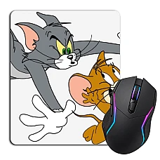 Mouse pad with print Tom And Jerry Running Heroes