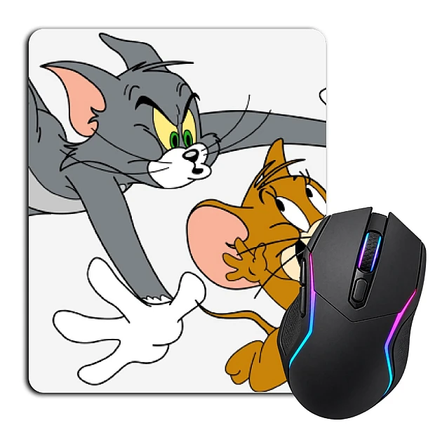 Mouse pad with print Tom And Jerry Running Heroes