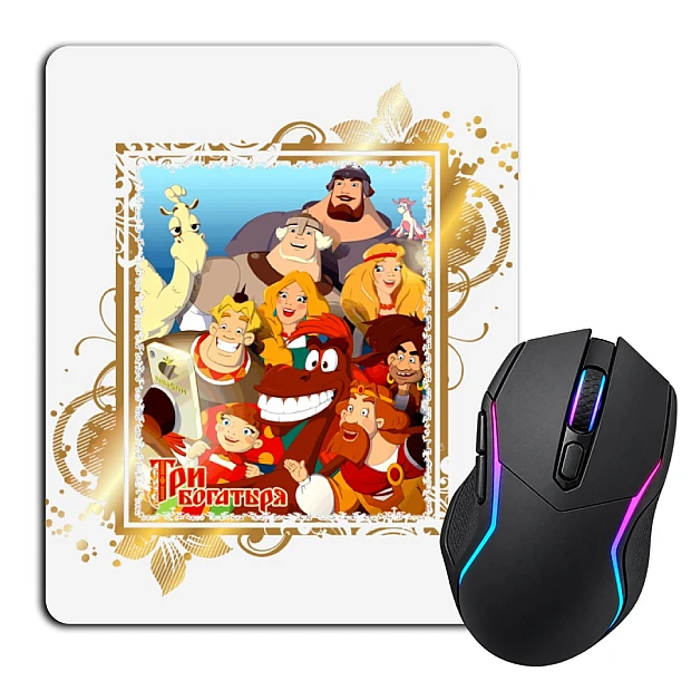 Mouse pad with print Three Heroes All Heroes