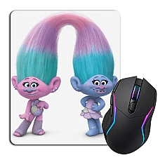 Mouse pad with print Trolls Little Heroes