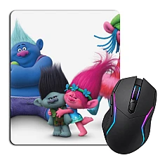 Mouse pad with print Trolls Heroes